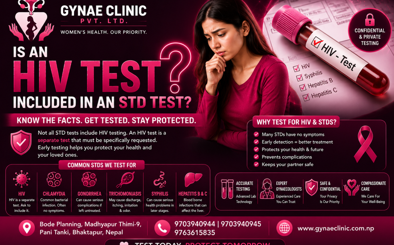 Is HIV test included in STD test