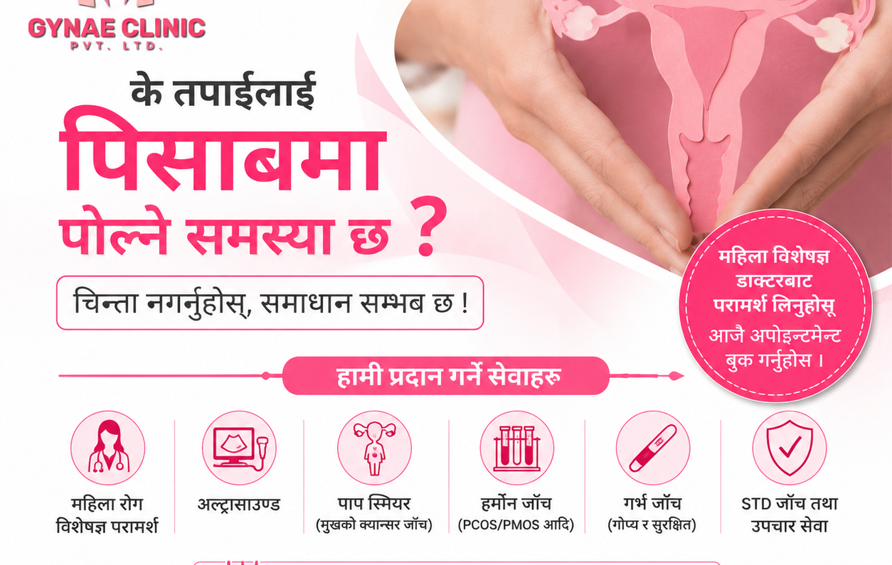 UTI consultation and urinary health evaluation at Gynae Clinic in Bhaktapur