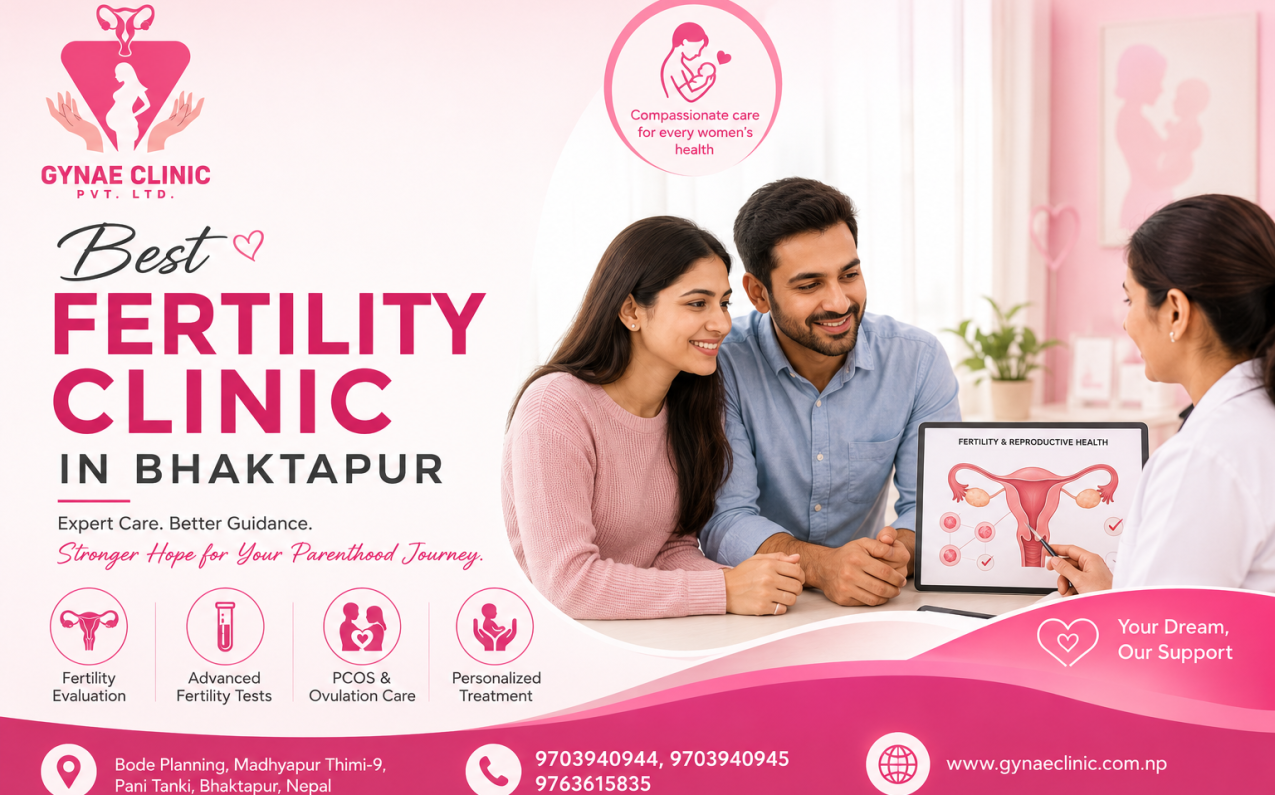 Couple receiving fertility consultation at a fertility clinic in Bhaktapur