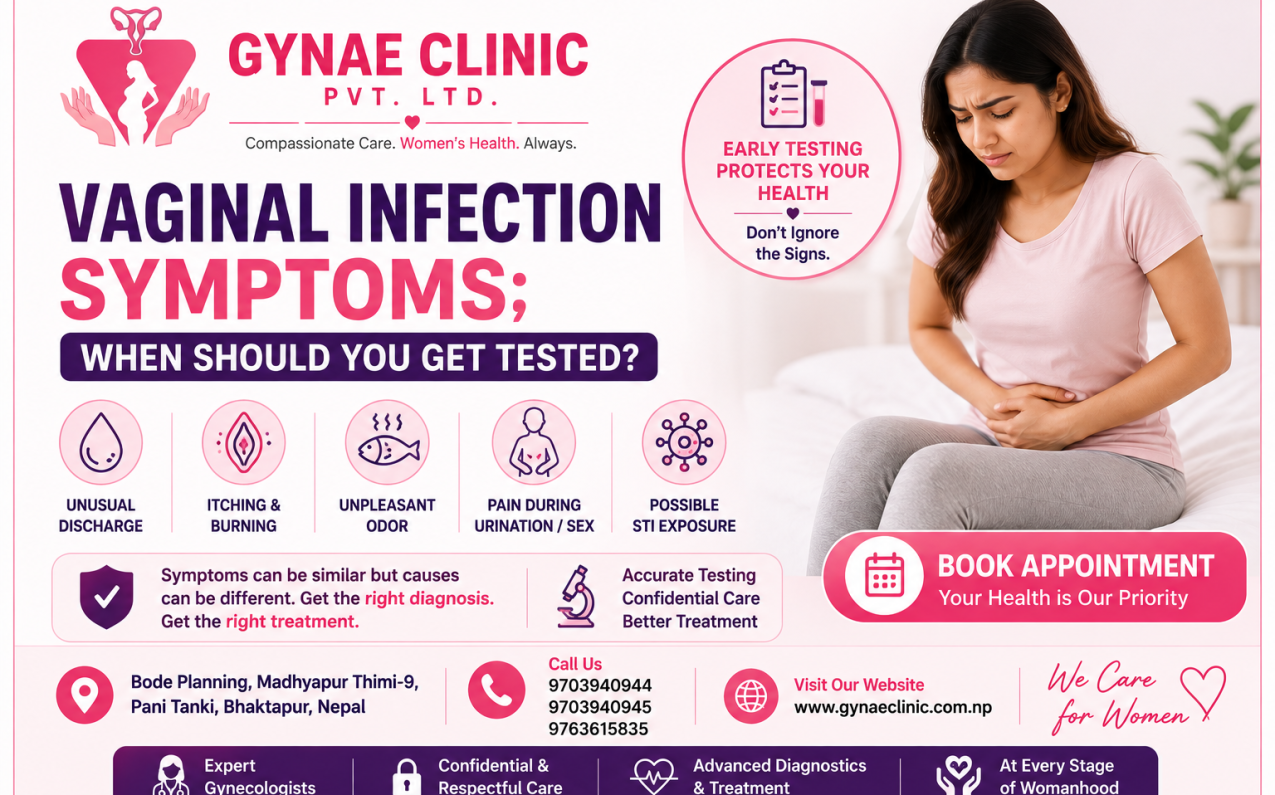 Vaginal infection symptoms when should you get tested
